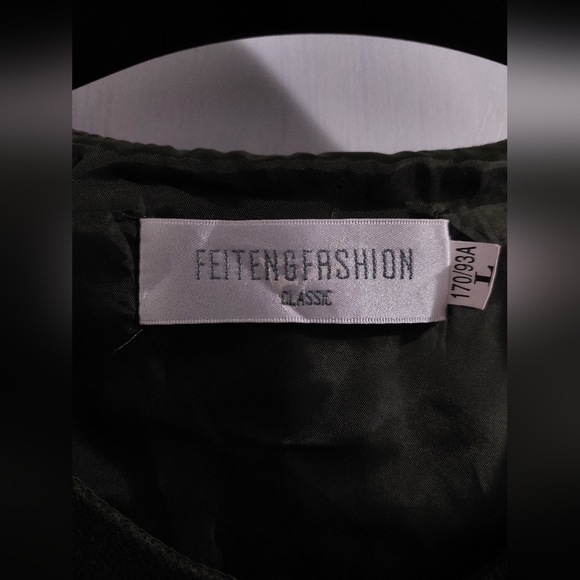 Vintage Korean 2 Piece Set - Olive Green Monochrome Skirt and Top - Picture 2 of 5